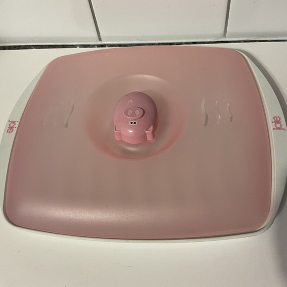 Joie Oink Oink Pig Microwave Bacon Tray & Splatter Lid - Picture 6 of 6